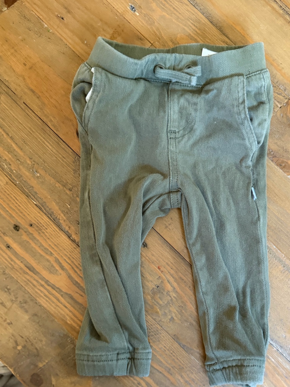 Play by Little Sleepies Kids Olive Green Pull-On Jogger Pants